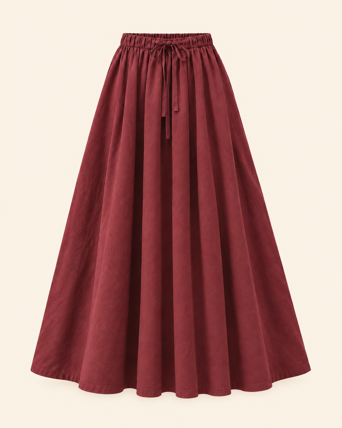 L’Ancienne skirt in Mulberry — Cotton #Color_Mulberry