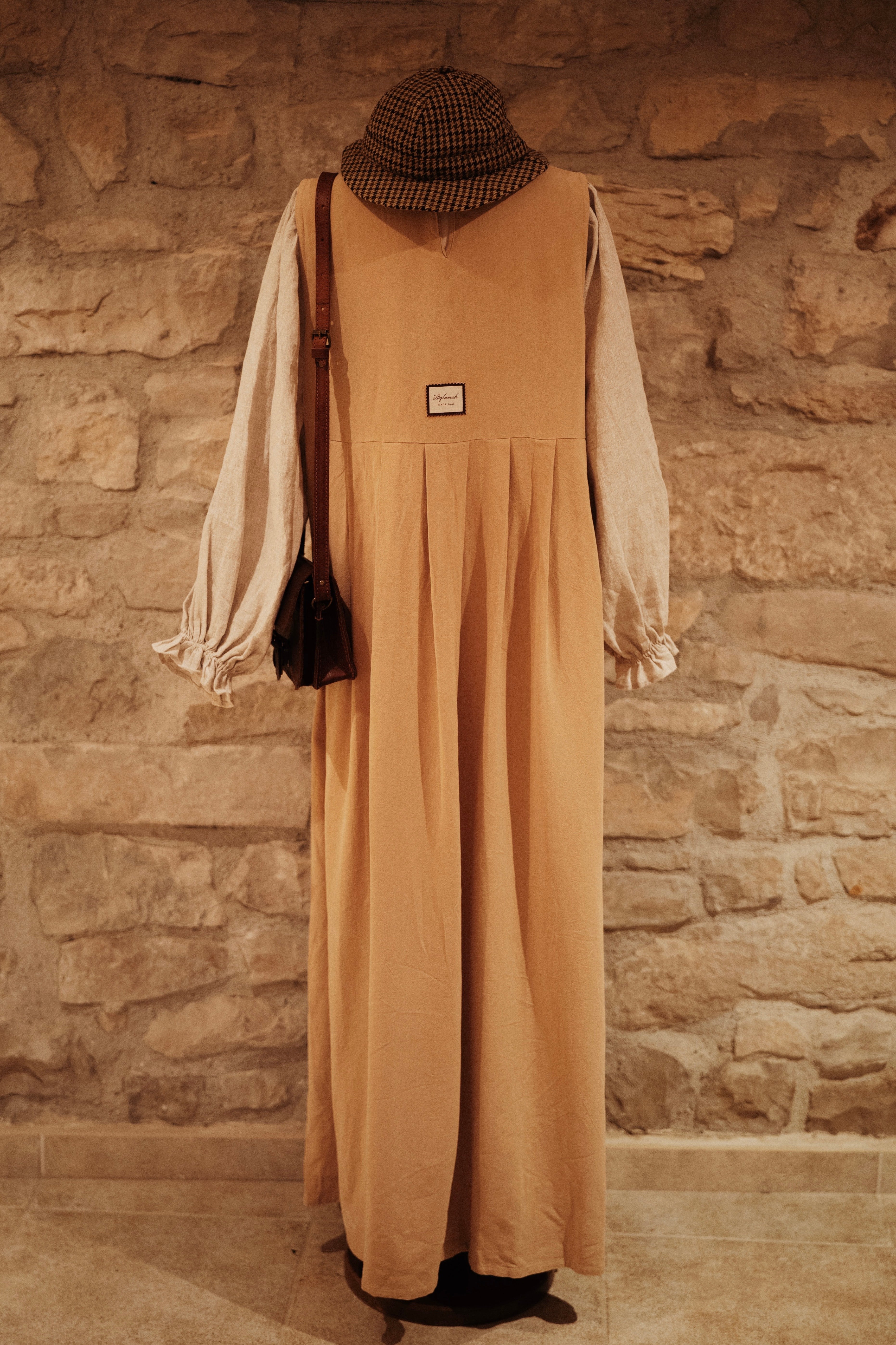 The Prélude Dress — Honey Camel